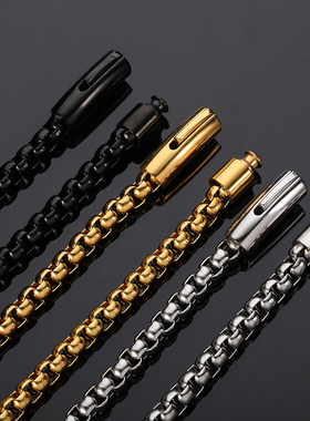 2023 Cuban Chain Necklace for Men Women Beads Chain