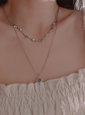 Retro Flower Heart Smiling Face Pendant Necklace for Women