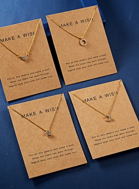 New Trendy Alloy Cute Elegant Wish Star Moon Bowtie Heart Go