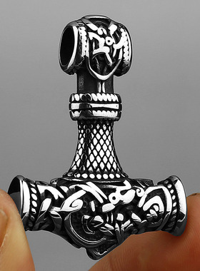 Thor's Hammer Vintage Personality Necklace Stainless Steel