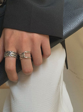 S925 Sterling Silver Ring for Women Roman Numeral