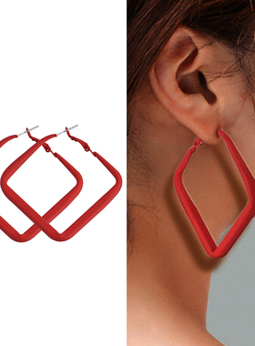 Korean Accessories Metal Earrings for Women Irregular