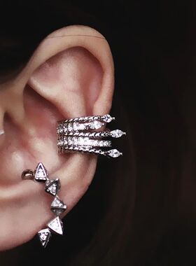 1Pcs Fashion Punk Hiphop Ear Cuff Earrings Non-Piercing