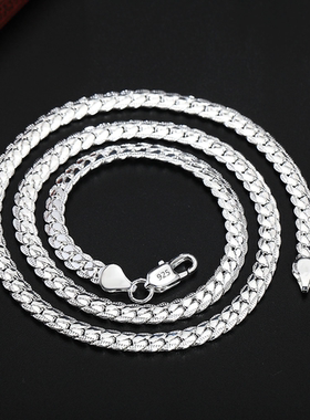 925 silver color Christmas gifts European style retro 6MM