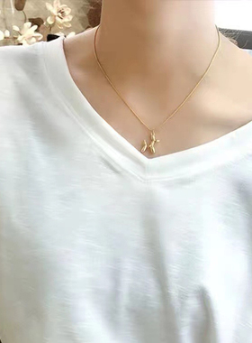 2023 316L Stainless Steel Cute Style Balloon Dog Golden Pend