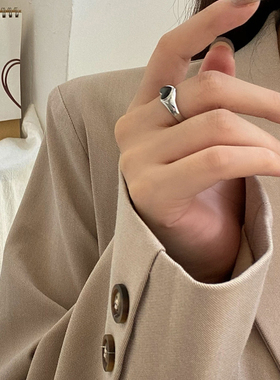 New Fashion Simple Heart Vintage Love Ring Personalized