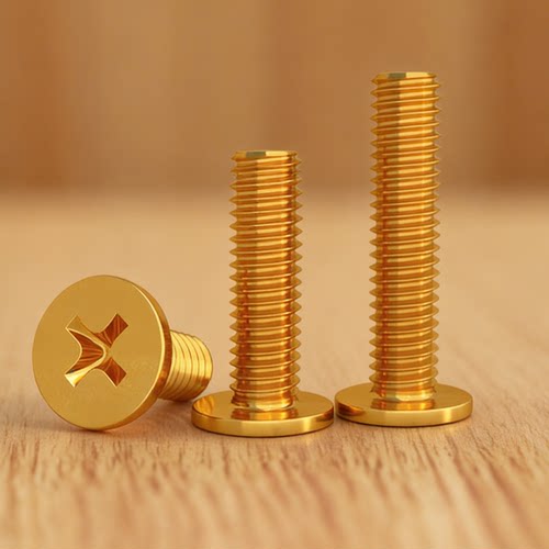 镀铜金色CM薄头螺丝大扁平头十字小螺丝钉M2M2.5M3M4M6头5-12GG - 图0