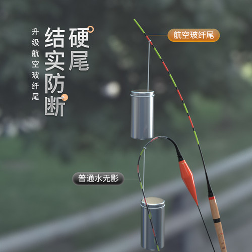 日夜两用芦苇夜光漂冷光硬尾鲫鲤罗非鱼漂醒目夜钓电子漂灵敏浮漂 - 图1