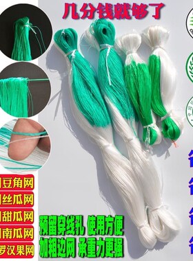 豇豆吊瓜丝瓜苦瓜黄瓜豆角百香果专用网植物爬藤网种植网攀爬农用