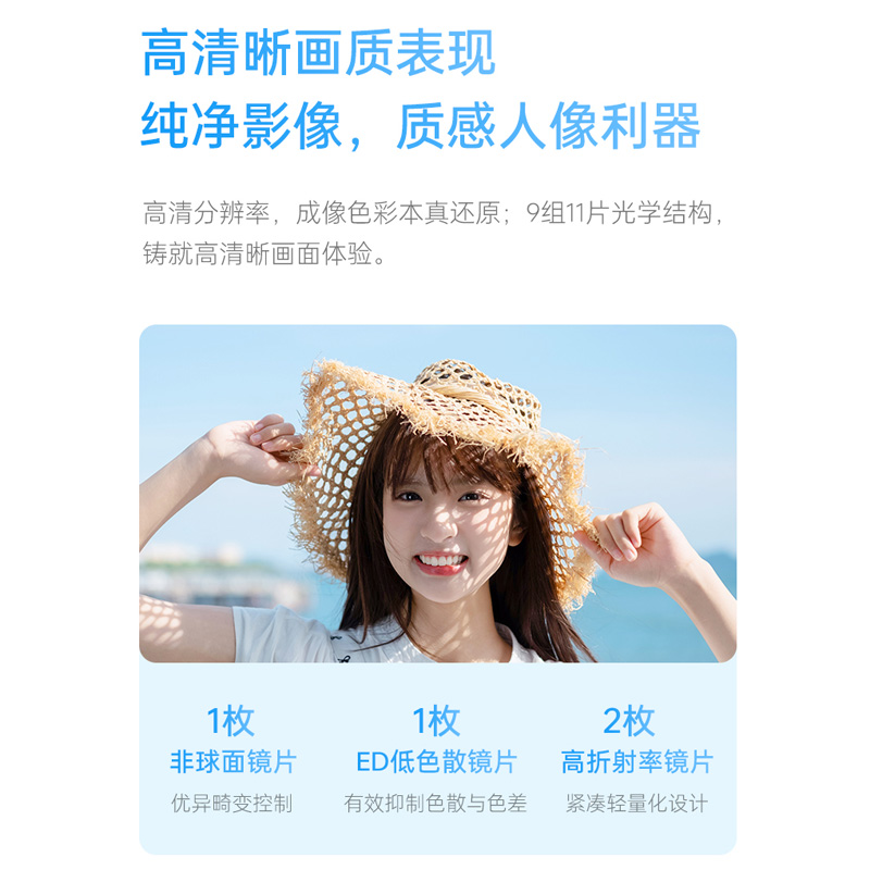 Weizhuoshi 35mmF1.7 fixed-focus lens