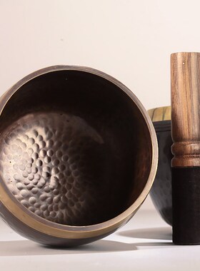 快速发货尼泊尔瑜伽冥想颂钵家用铜磬佛音碗音钵S静心钵梵音钵深