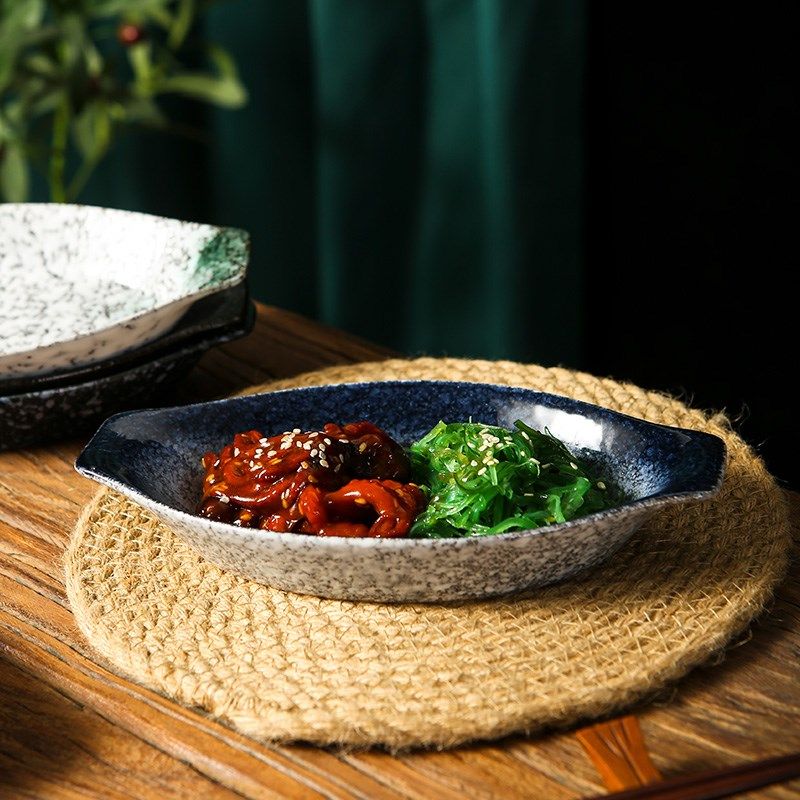 快速发货酒馆焗饭双耳船型冷菜碟刺身生H腌捞汁小吃海鲜盘子酥肉,淘宝优惠券,粉丝福利购,淘宝优惠卷