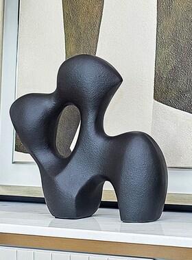 快速发货北欧现代极简抽象艺术摆件客厅玄K关电视柜酒柜设计师软