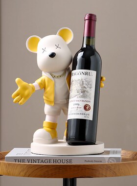 快速发货网红暴力熊客厅入户玄关收纳F轻奢现代家居装饰高档红酒