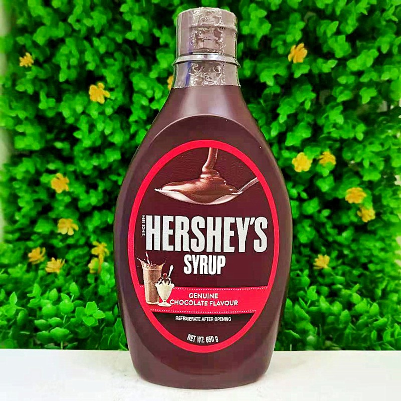 好时草莓味糖浆巧克力调味酱HERSHEY'S SYRUP STRAWBERRY FLAVOR-图0