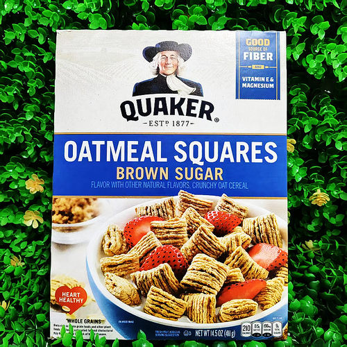 桂格美国进口燕麦片蜂蜜味/棕糖味早餐即食冲饮麦片QUAKER OATS - 图0