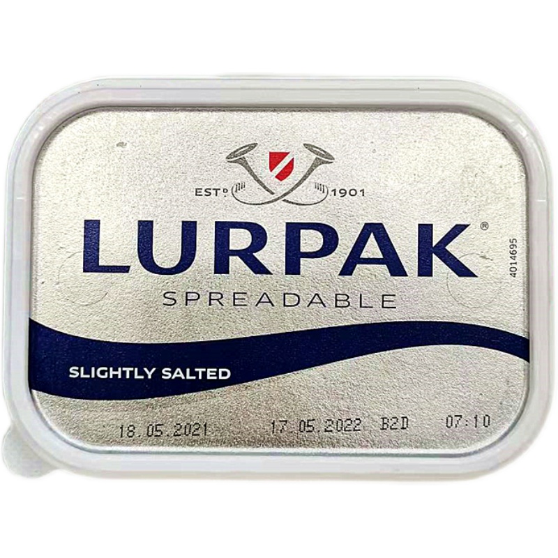丹麦银宝涂抹面包黄牛油含盐牛油LURPAK Slightly Salted Butter-图3