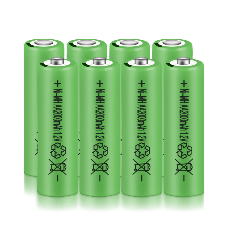 电源太阳能电池NI-MH AA2000mAh 1.2V五号电池镍氢充电电池-图0