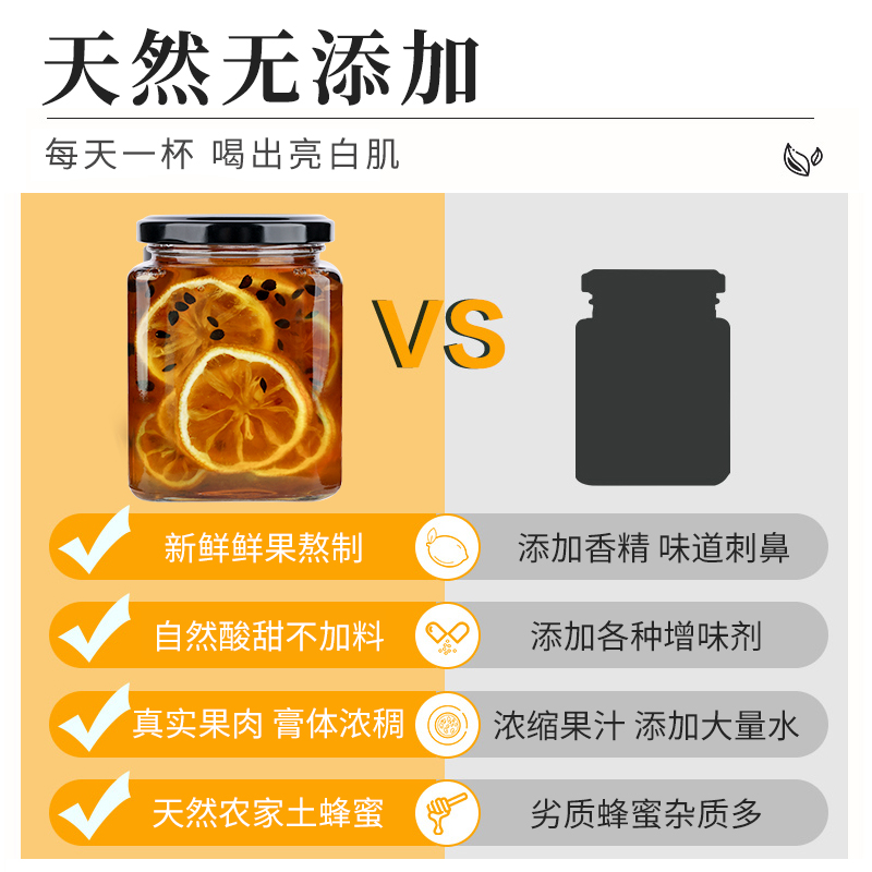 柠檬片百香果蜂蜜果泡水喝的茶包图片_2