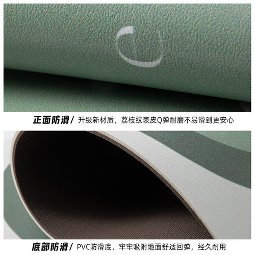 厨房地垫防滑防油可擦免清洗pvc防水整铺厨房专用地毯皮革脚垫子 - 图3