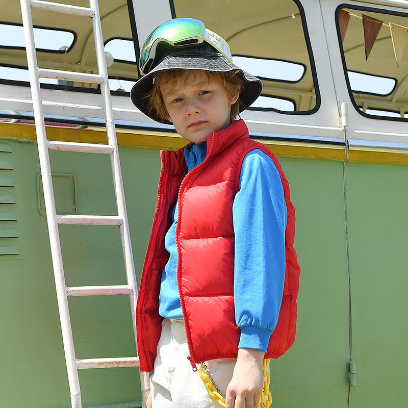 雅鹿儿童羽绒马甲男童女童中大童宝宝背心冬季加厚外穿轻薄坎肩,淘宝优惠券,粉丝福利购,淘宝优惠卷