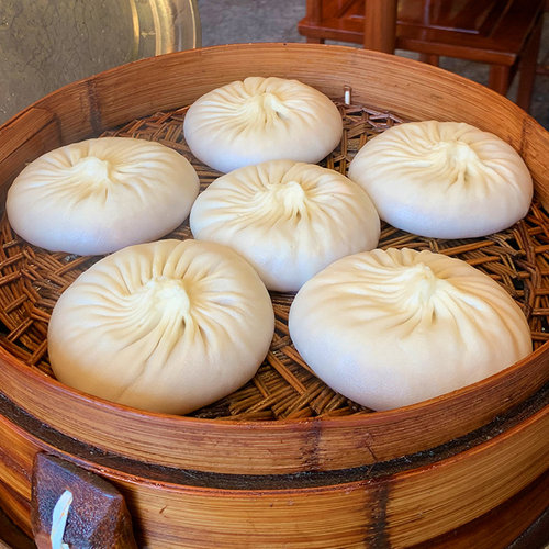 风马牛蟹黄汤包6袋江苏泰州靖江特产美食薄皮蟹粉灌汤速冻大包子 - 图0
