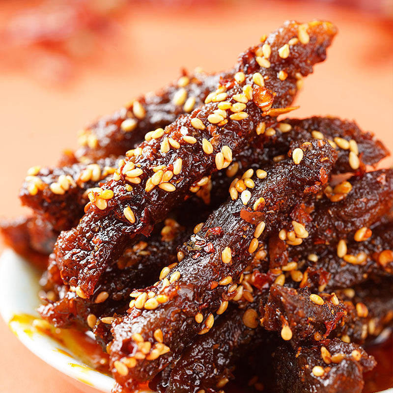 【直播】谭八爷麻辣牛肉50g四川特产香辣牛肉干零食小吃四川特产