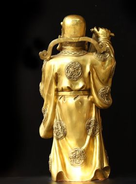 全铜财神爷摆件开业送礼中式