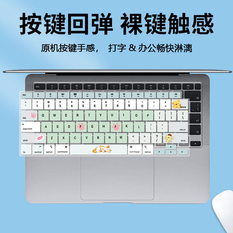 适用苹果MacBookPro14寸16键盘膜A3401按键贴A3403定制A2991凹凸 - 图2