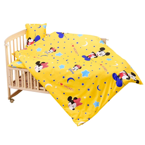 Одеяло для детского сада, детский хлопковый летний тонкий комплект, 3 предмета, постельные принадлежности