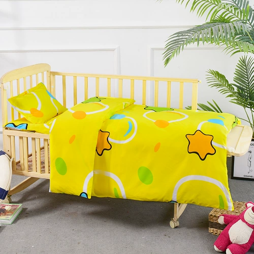 Одеяло для детского сада, детский хлопковый летний тонкий комплект, 3 предмета, постельные принадлежности