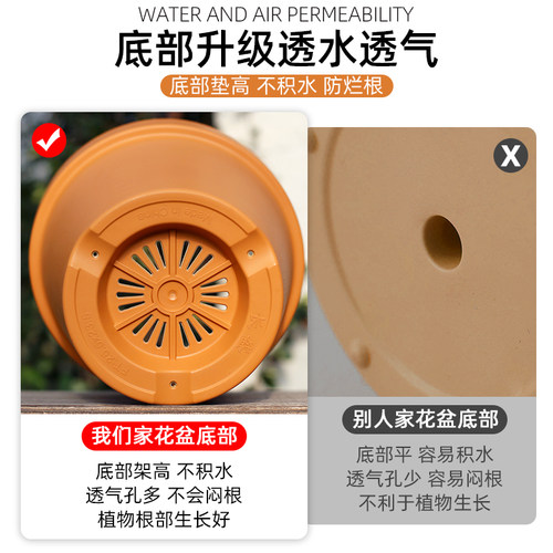 帝罗马经典仿陶瓷青山加仑控根盆栽大号树脂塑料花盆家用加厚耐用 - 图0