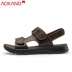 Dép nam Aokang 2019 mới mùa hè dép giản dị nam xu hướng giày da đi biển dép nam sử dụng kép - Sandal