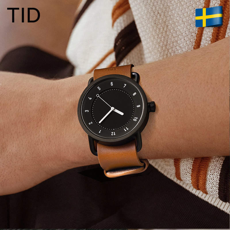 tidwatches小黑盘欧美风时尚手表 tidwatches欧美腕表
