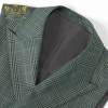 Men's Scottish plaid wool business vest