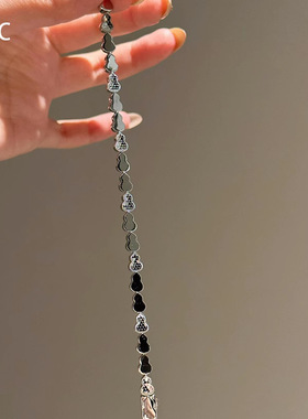 新中式碎冰冰小葫芦拼接手链轻奢小众高级感手链时尚百搭个性手饰