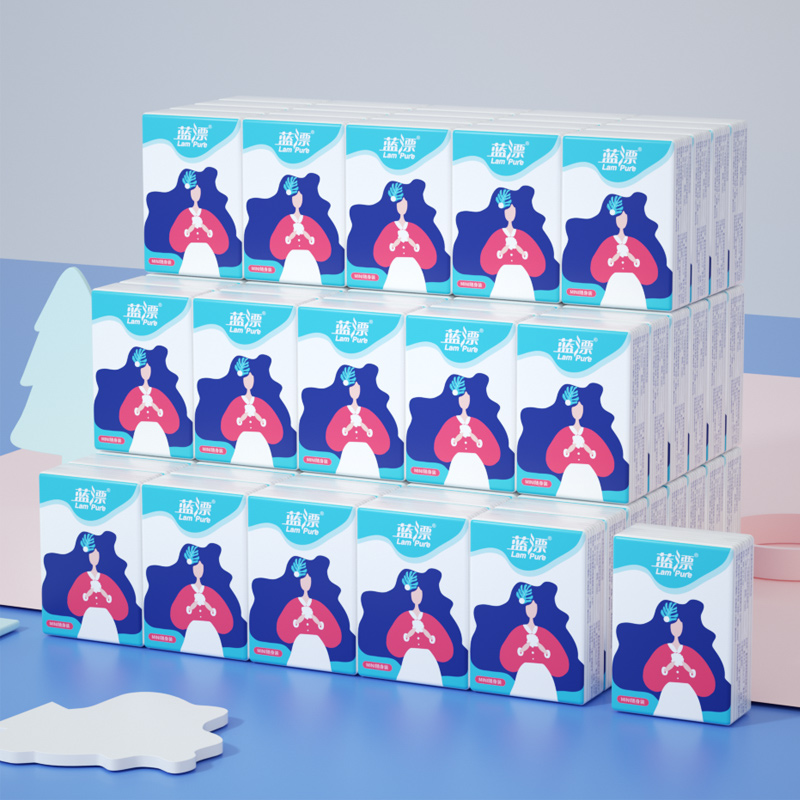 纯竹工坊随身装便携式面纸小包式 纯竹工坊环天手帕纸