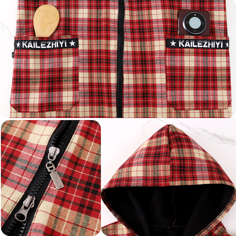 新款秋冬加厚保暖罩衣韩版防风长袖外套女餐饮加绒大褂成人工作服,淘宝优惠券,粉丝福利购,淘宝优惠卷