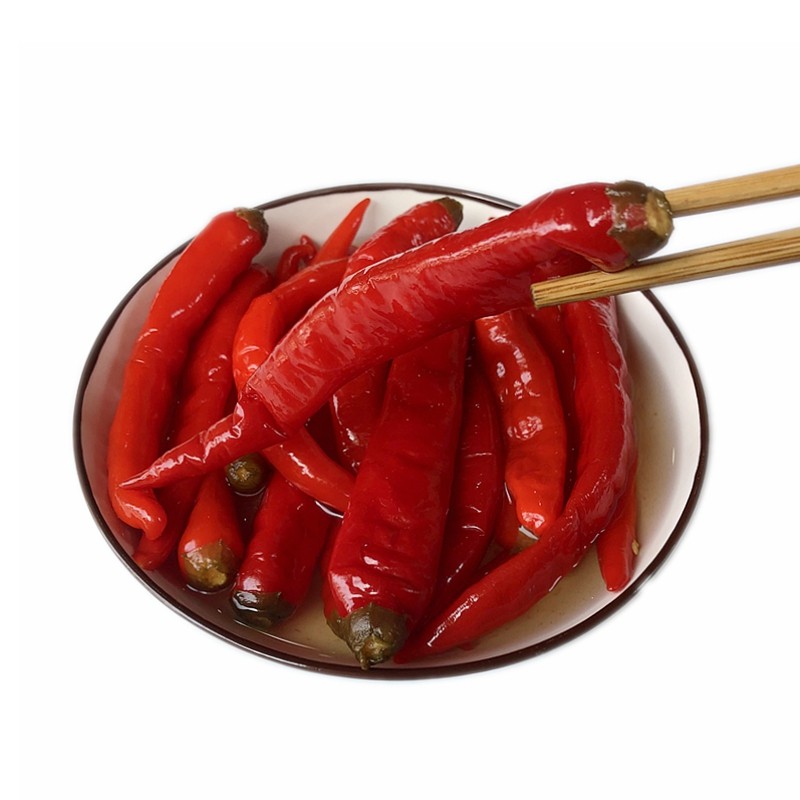 600g包邮鲜池泡椒二荆条红辣椒四川泡椒酸辣椒泡姜鱼香肉丝调料_虎窝淘