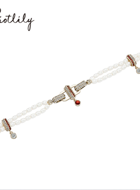 艾特新年系列时尚大气珍珠项链