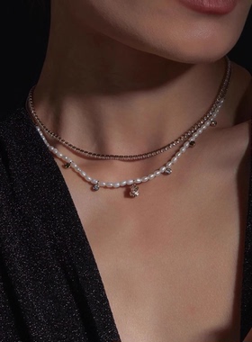 特里项链Riotlily珍珠