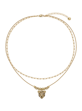 Riotlily/艾特里里金钱豹新年系列项链送女友原创设计金属质感