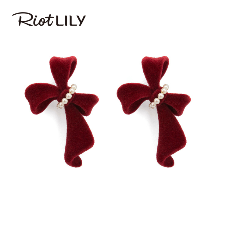 ins 银针耳环蝴蝶结耳钉新款 925 艾特里里 Riotlily 薇娅推荐 ins 银针耳环蝴蝶结耳钉新款 925 艾特里里 Riotlily 薇娅推荐