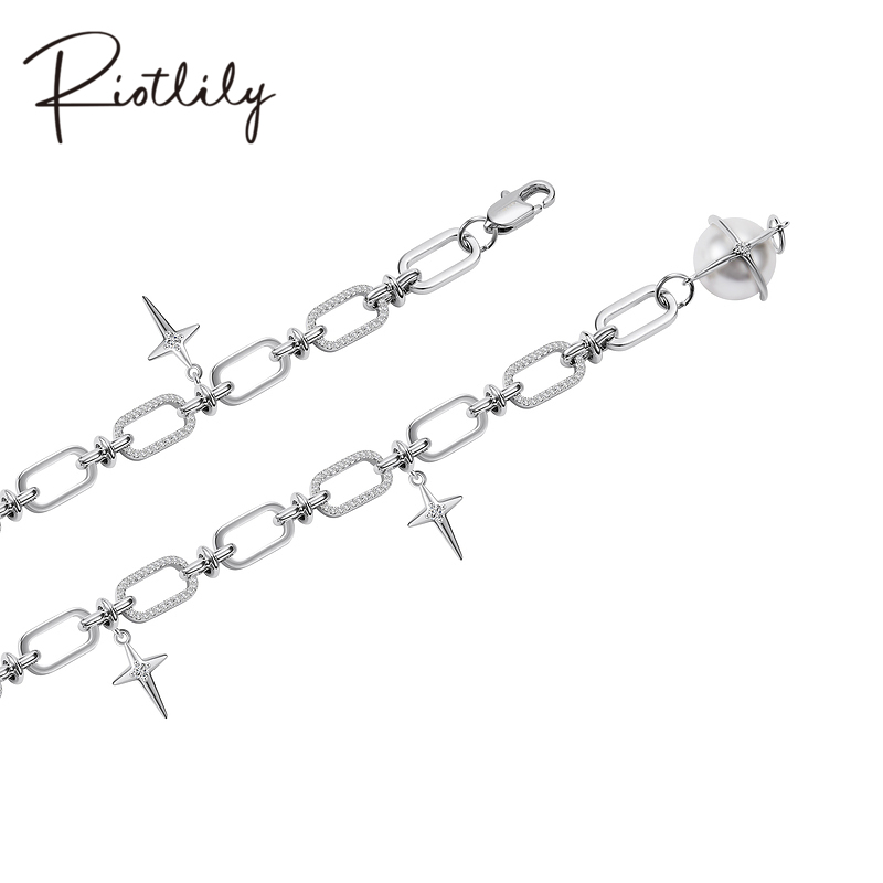 Riotlily/艾特里里星河轨迹系列复古项链-图2