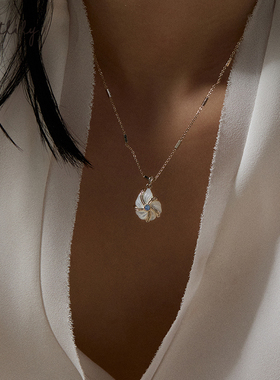 Riotlily/艾特里里深蓝秘境系列项链复古风圣诞女款礼物