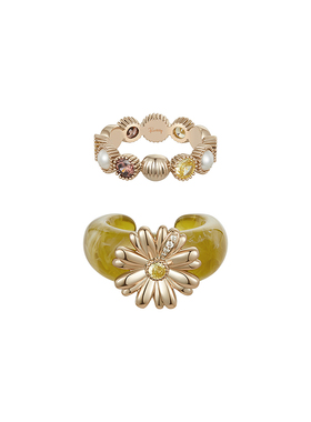 Riotlily/艾特里里雏菊（布拉格的春天）系列戒指春季礼物花朵