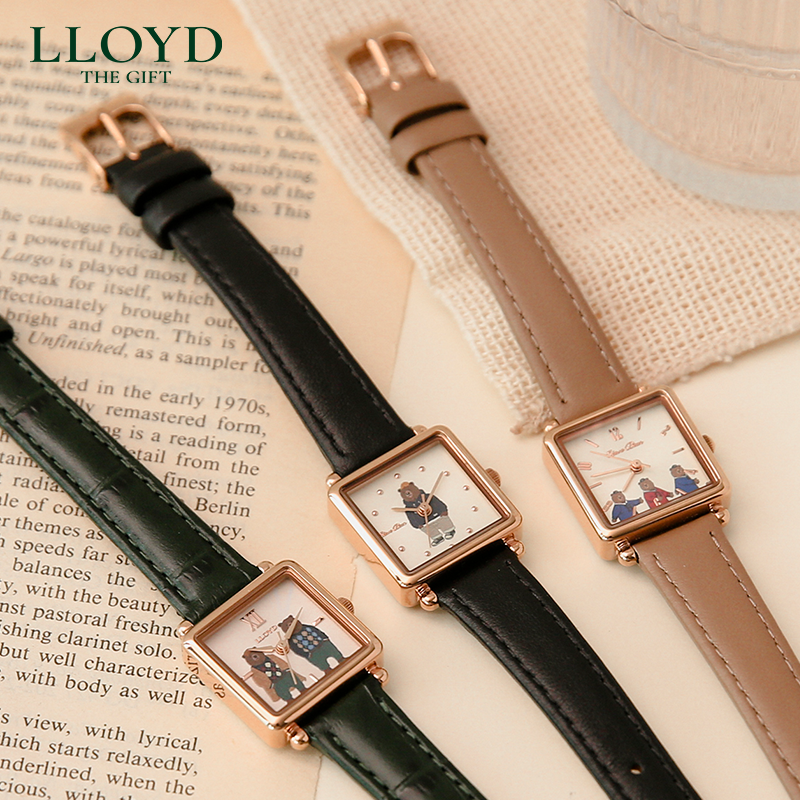 lloyd洛雅蒂正品whoau联名手表 LLOYD海外日韩腕表