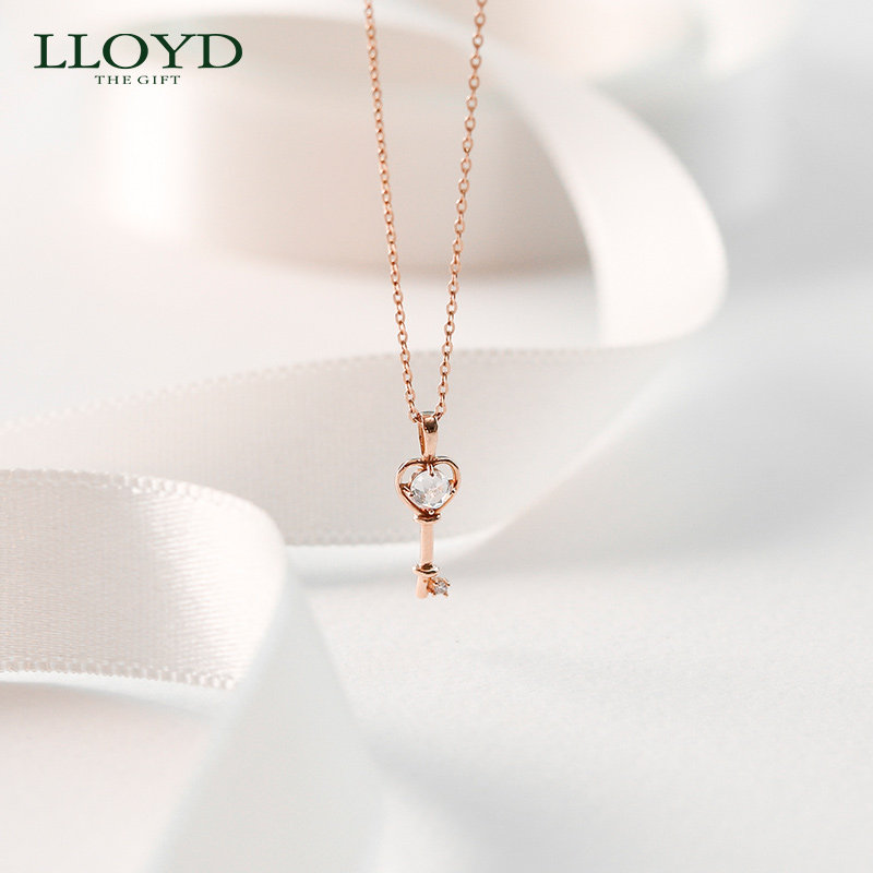 lloyd洛雅蒂正品女10k幸运吊坠 LLOYD海外项链