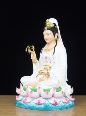 树脂新款妙善观音菩萨佛像12寸