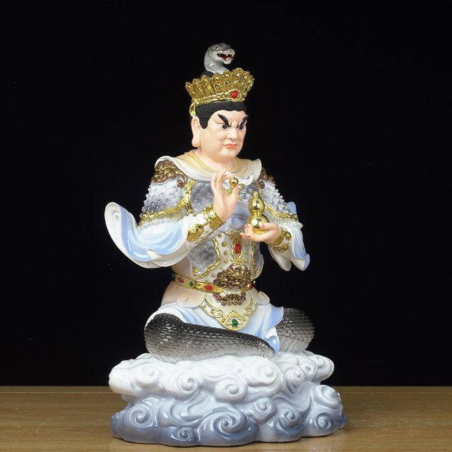 Python statue body snake real body resin home offering